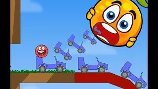 RED BALL 1: C.Orange Complete Game WALK-THROUGH ALL- LEVELS