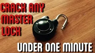 How To Crack ANY Master Lock Combination | Under One Minute