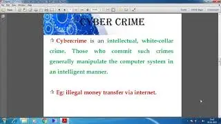 Ethical Issues, Cyber Crime and Examples of Cyber Crime