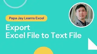 Excel - Export Excel File to Text File
