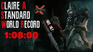 SPEEDRUN | WORLD RECORD RESIDENT EVIL 2 REMAKE | ONLY KNIFE | ЗА 