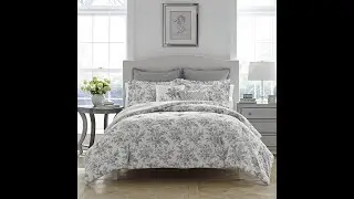 Laura Ashley Home| Annalise Collection| Comforter Set-All Season Bedding, Luxury Ultra Soft, Stylish