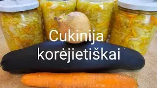 Cukinija korėjietiškai žiemai
