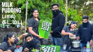 Paal kadambu | பால் கடம்பு🥛| Milk pudding without egg🥚 | BeardMan Cooking