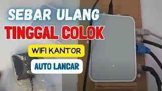Buka Paket Switch Hub TP link untuk Sebar ulang Wifi Jadi Mudah