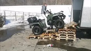 Продажа и погрузка в газель квадроцикла STELS 600 GT EFI