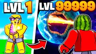 We Melt EVERYTHING In LASER SIMULATOR ROBLOX
