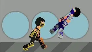 Саб-Зиро vs Скорпион битва| MORTAL KOMBAT 9