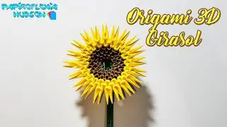Origami 3D Girasol (Remake)