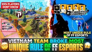 VIETNAM TEAM BROKE MOST UNIQUE RULE OF FF ESPORTS❌ | FREE FIRE MOST IMPORTANT RULE EXPLAINED🔥