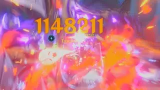 ХУТАО ваншот Скарамуччи ЛЯМ. Hu tao 1 million damage on Scara!