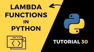 Tutorial#30 Lambda functions in Python 