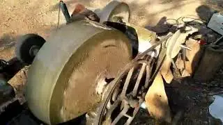 Kösüre ve bazalt ile yapılmış bıçak bileme tezgahı
