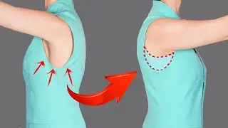 Good sewing trick how to fix a loose armhole to fit you perfectly!
