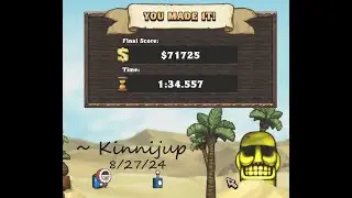 Spelunky HD Any% World Record in 1:34.557 - Kinnijup