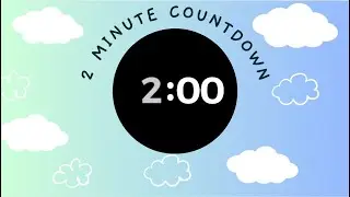 2 MINUTE CLEAN UP TIMER - with upbeat music and colourful visuals.