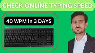 Check your typing Speed Online| Increase Typing Speed English /Hindi/Urdu| |Best Typing master|