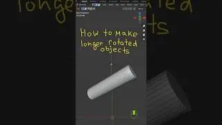 🔥 How to make longer rotated objects in Blender 🍩☕