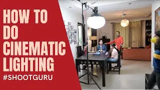 How to light an Advertisment Commercial Scene? | Cinematic Lighting | Aputure 120dii | ShootGuru