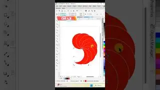 Coerl Draw Simple Design | #coreldraw #coreldrawinhindi #tausif_eduworld #shorts