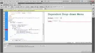 10.5  Populating a Dependent Drop-Down Menu Using a Server-Side Script