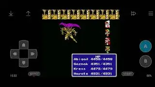 Final Fantasy 3 NES bossfight - Goldor