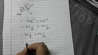 Computer: Octal Number to Decimal Number conversion (with fractional part)