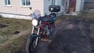 Внешний вид Suzuki Bandit  с кофром Хорс-Моторс Big Box 47