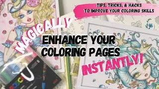 Enhance Your Coloring Pages INSTANTLY | TIPS, TRICKS & HACKS | Improve Your Coloring Skills | PART 7