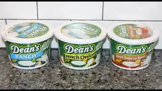 Dean’s Dip: Ranch, French Onion & French Onion with Bacon Review