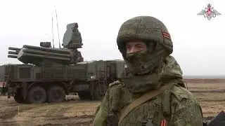 Боевая работа ЗРПК «Панцирь С1» ЗВО