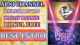 How to make an intro for youtub channel online-create a professional