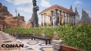 HOW TO BUILD A MITRA MONASTERY [SPEED BUILD] - CONAN EXILES