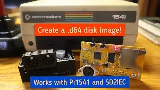 Create a .d64 Disk Image for Pi1541 or SD2IEC using Vice 