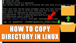 [🔴LIVE] Copy a directory/folder from one location to another in Linux via SSH/Putty