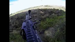 US Army Helmet cam Combat footage M249 engaging Taliban