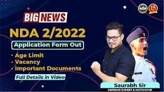 UPSC NDA 2  2022 Notification Out | Apply Online | MKC