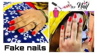 Flip kart | Artificial nails demo | how to fix artificial nails | CuckooKitchen & vlogs