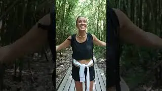 If you want to experience a bamboo forest, we’ve got a place for you.🎍 #travelshow #adventures