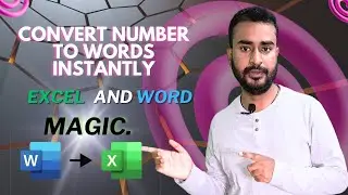 Easy Excel and Word Tutorial: Convert Numbers to Words Instantly!