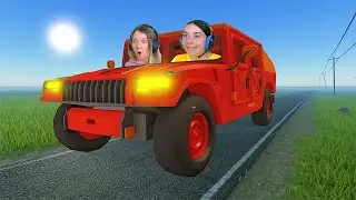 ПУТЕШЕСТВИЕ НА ХАММЕРЕ С МАМОЙ в ROBLOX!