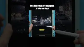 Insta360 AI Warp effect