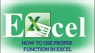 #PROPER- How to use PROPER✅ function in excel.