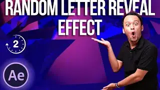 Random Letter Reveal Effect - After Effects 2023