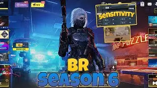 *No Recoil* Sensitivity Settings For Battle Royale | Season 6 | Cod Mobile BR Settings