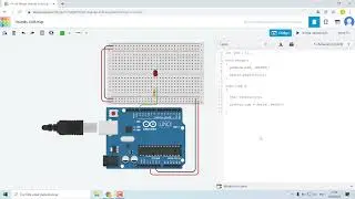 CLASE 3 - ENCENDIDO Y APAGADO DE UN LED CON UNA LETRA - TINKERCAD | ARDUINO