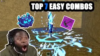 Top 7 EASIEST COMBOS in Blox Fruits for NOOBS