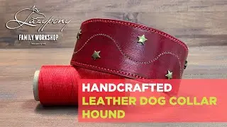 Lazypony: Decorated red hound dog collar