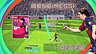 👿👿ICONIC MESSI🔥🔥 REVIEW INSANE IN PES MOBILE 2021