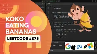 LeetCode 875: Koko Eating Bananas (Intuition + Algorithm Explained)